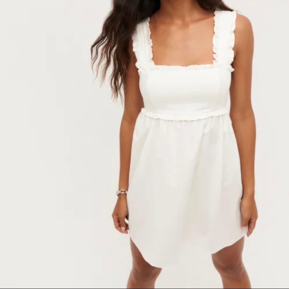 Reformation white dress